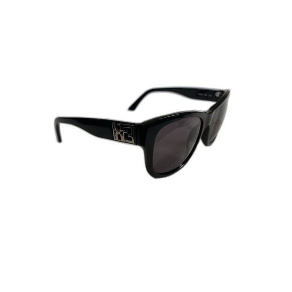 FENDI FS504 001 Gloss Black Square Fashion Sunglasses 135 - Picture 1 of 12